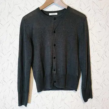 24SS MACPHEE 맥피 플레인 린넨 크루넥 가디건