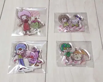 디지몬 어드벤처 그래프 아트 아크릴 쁘띠 스탠드 4개 세트