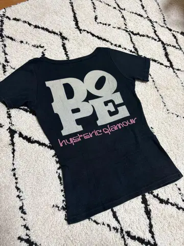 hysteric glamour DOPE 티셔츠 블랙 레어