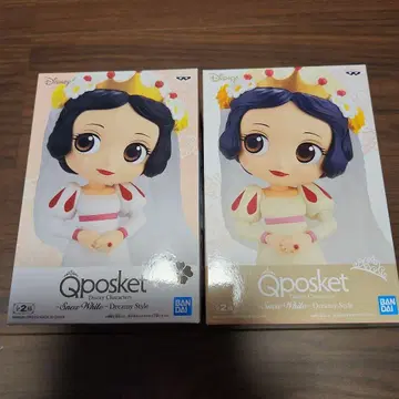 Qposket 스노우 화이트 도리 스타일 2개 세트