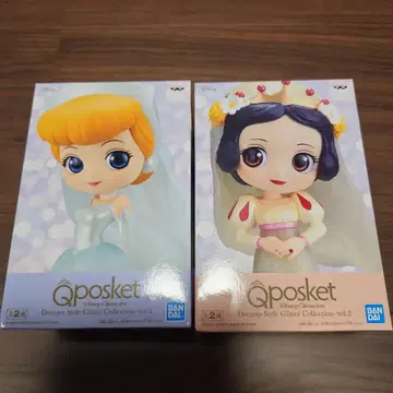 Qposket 신데렐라 백설공주 2개 세트