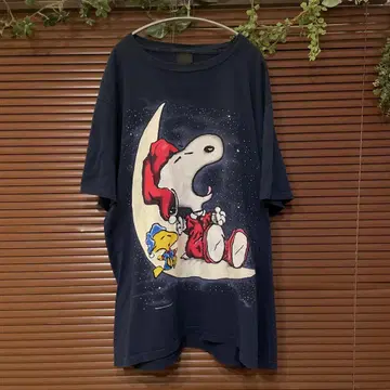 SNOOPY 빈티지 프린트 티셔츠 USA제 XL