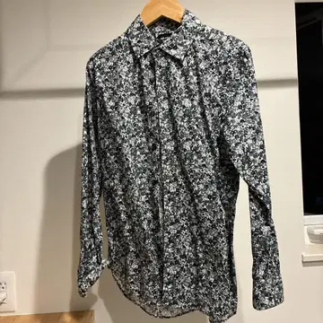 MORGAN HOMME 꽃무늬 긴팔 셔츠