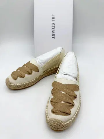 새상품 질스튜어트 에스파드리유 슬립온 아이보리 24.0cm