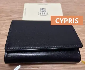 새상품 키프리스 CYPRIS 소가죽 3단 폴더형 지갑 컴팩트 지갑 일본제