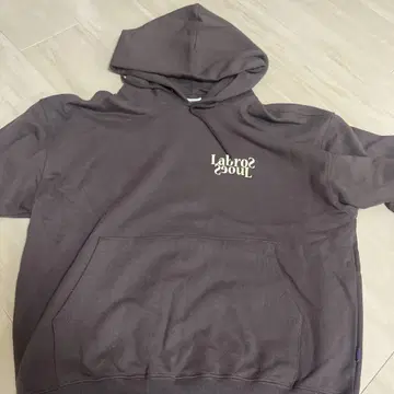 LABROS 브라운 후드티 M 사이즈