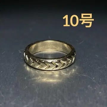 빈티지 패션 반지 골드 10호 지그재그 디자인