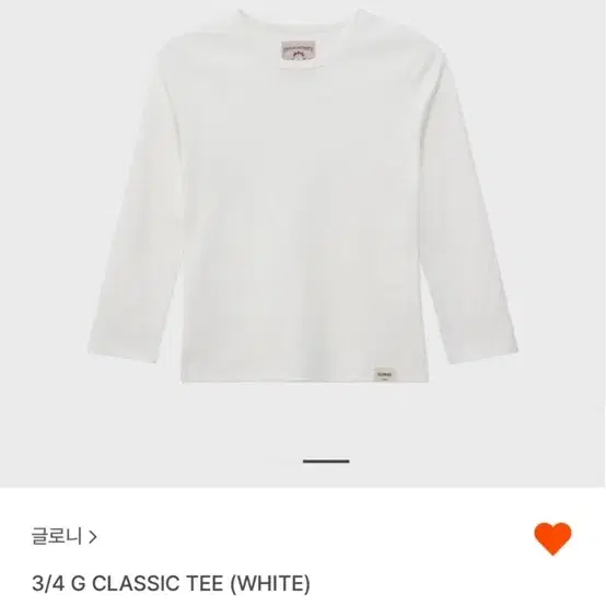 Glowny G CREW NECK TEE (STRIPE) on Bunjang Global Site.