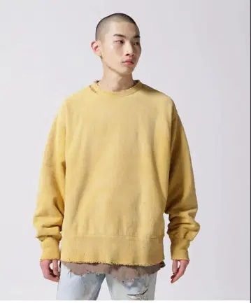 한정판 가격 인하! ANCELLM 데미지 맨투맨