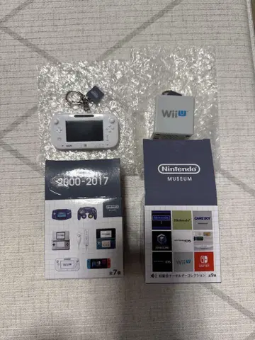 닌텐도 뮤지엄 한정판 Wii U 키링 세트 기동음 키링