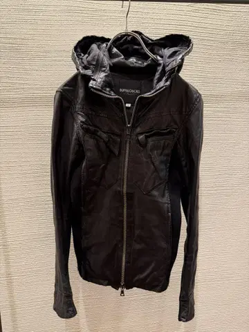 00s 버팔로 밥스 가죽 후드 재킷