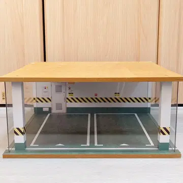 1/18 스케일 디오라마 주차장 더블 차고 (LED 포함)