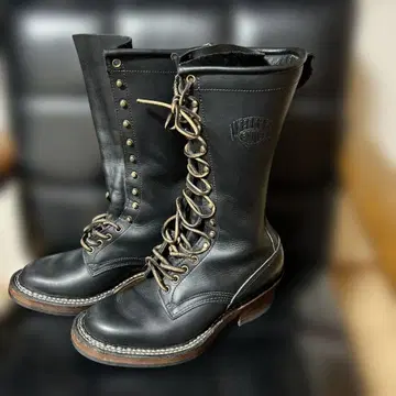 White's Boots 블랙 워크 부츠 스모크 점퍼