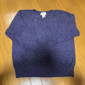 미 컬러 80s llbean 엘엘빈 코튼 니트 USA
