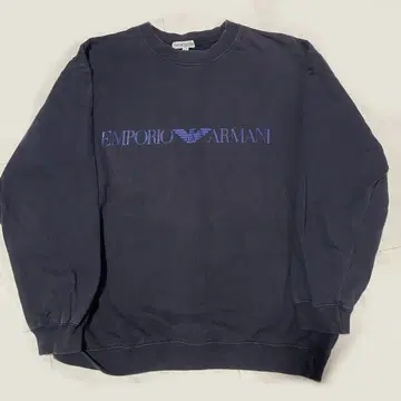 [구제 의류] Emporio Armani 다크 그레이 맨투맨