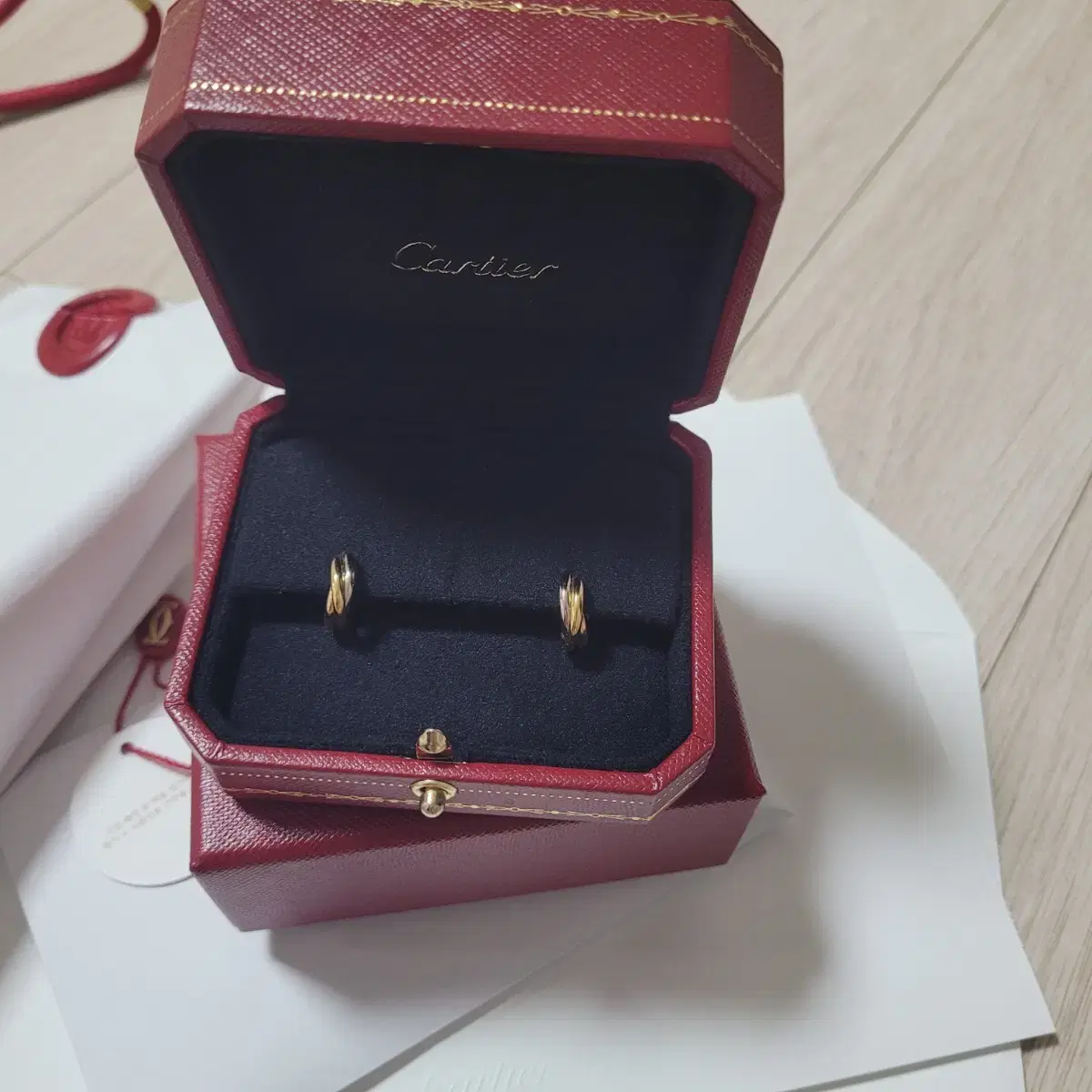Cartier Trinity Earrings (Almost New) Tricolor