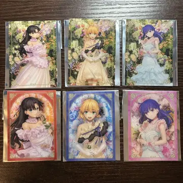 Fate/stay night 20주년 클리어 카드 린 세이버 벚꽃 컴프