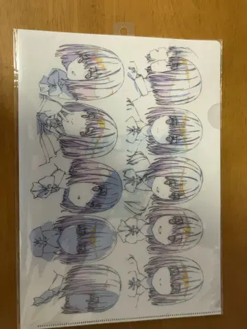 신조 아카네 클리어 파일 원화