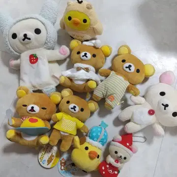 리락쿠마 봉제 인형 세트