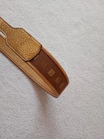 BALLY 발리 로고 가죽 벨트 전체 길이 100cm