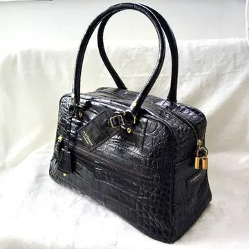 레어! J&M Davidson VIVI 악어 엠보싱 보스턴 백