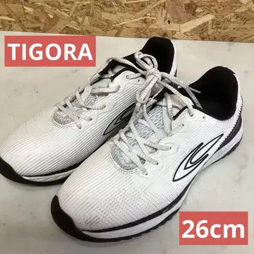 TIGORA 러닝화 골프화 남성용 26cm 화이트 (누 61)