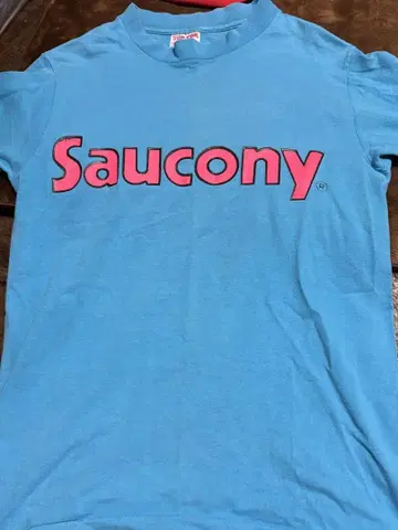 90's Saucony 티셔츠 파랑 SOF TEE TEE JAY