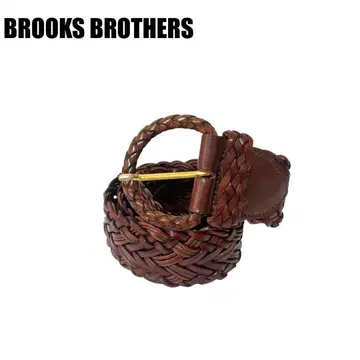 BROOKS BROTHERS 브룩스브라더스 가죽 메쉬 벨트