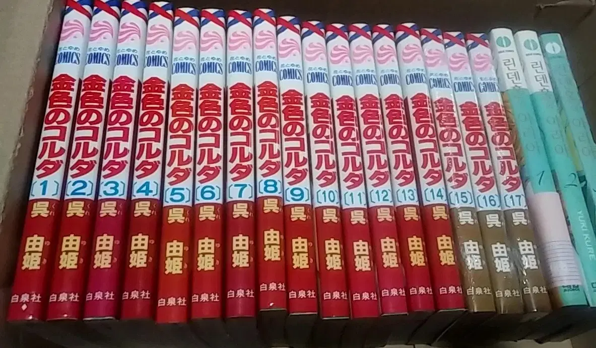 금색의 코르다 일본 순정 만화 원서 금색의코르다