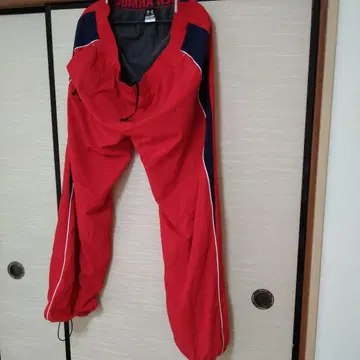 언더아머 저리 팬츠 4XL 레드
