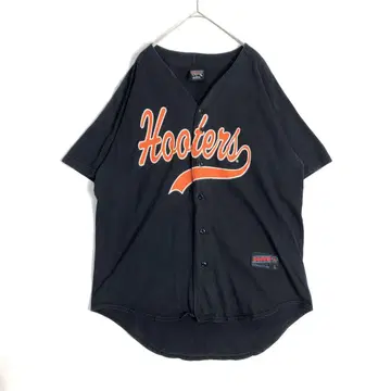 3321 USA제 SOFFE 베이스볼 셔츠 후터스 블랙