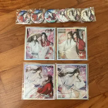 천관시복 은나비 삐삐 시리즈 캔뱃지 아크릴 색지 사렌 하나조 사부로