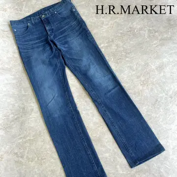 H.R.MARKET 일본제 코튼 슬림 테이퍼트 데님 팬츠 청바지