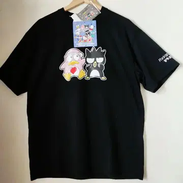 산리오 돈키 돈코 바츠마루 반팔 티셔츠 블랙 검정