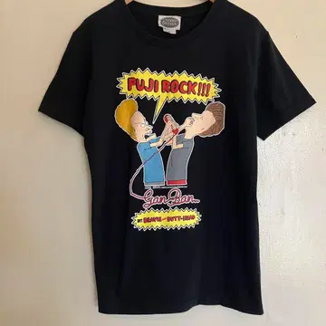 FUJI ROCK 후지록 Beavis and Butt-Head 티셔츠