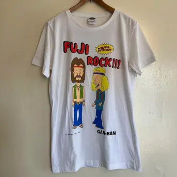 FUJI ROCK 후지록 Beavis and Butt-Head 티셔츠