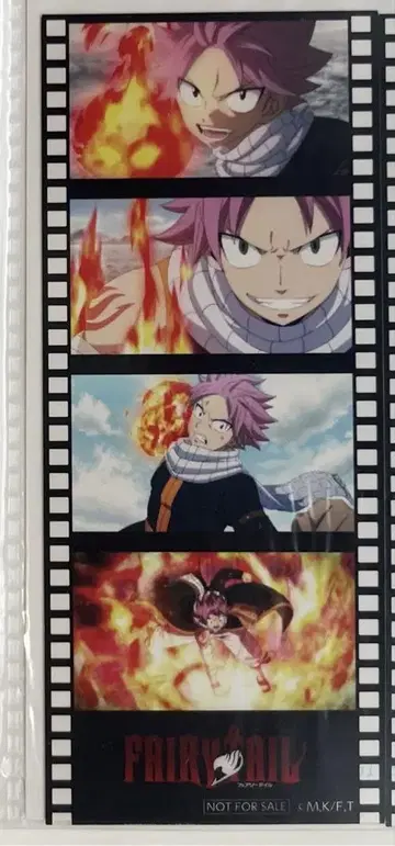 FAIRYTAIL 페어리 테일 나츠 필름풍 책갈피 등