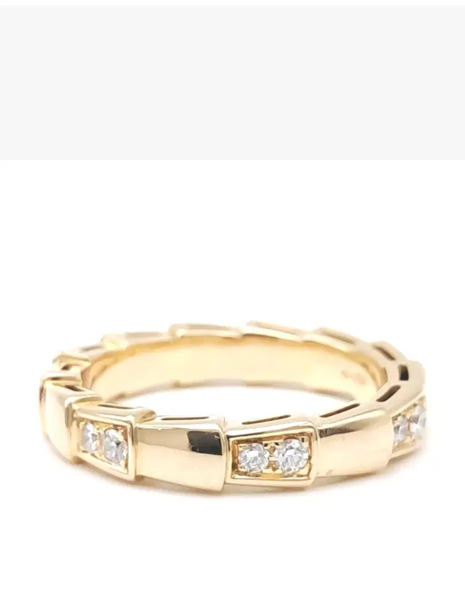 Bvlgari Serpenti Rose Gold Diamond Ring