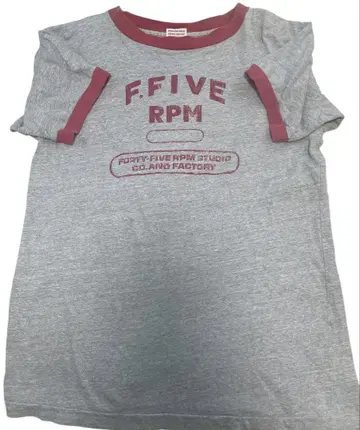 45rpm f.five rpm 그레이 티셔츠