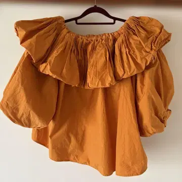 CITYSHOP 오렌지 BALLOON 블라우스