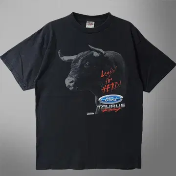 90s Ford 포드 TAURUS 기업 티셔츠 USA제 블랙 XL