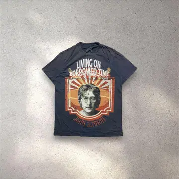 USA제 John Lennon USA제 밴딩 T 존 레논 페이드