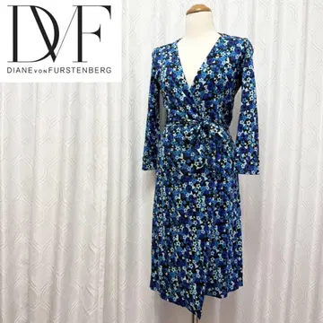 DIANE von FURSTENBERG 하트 꽃무늬 카슈쿨 원피스