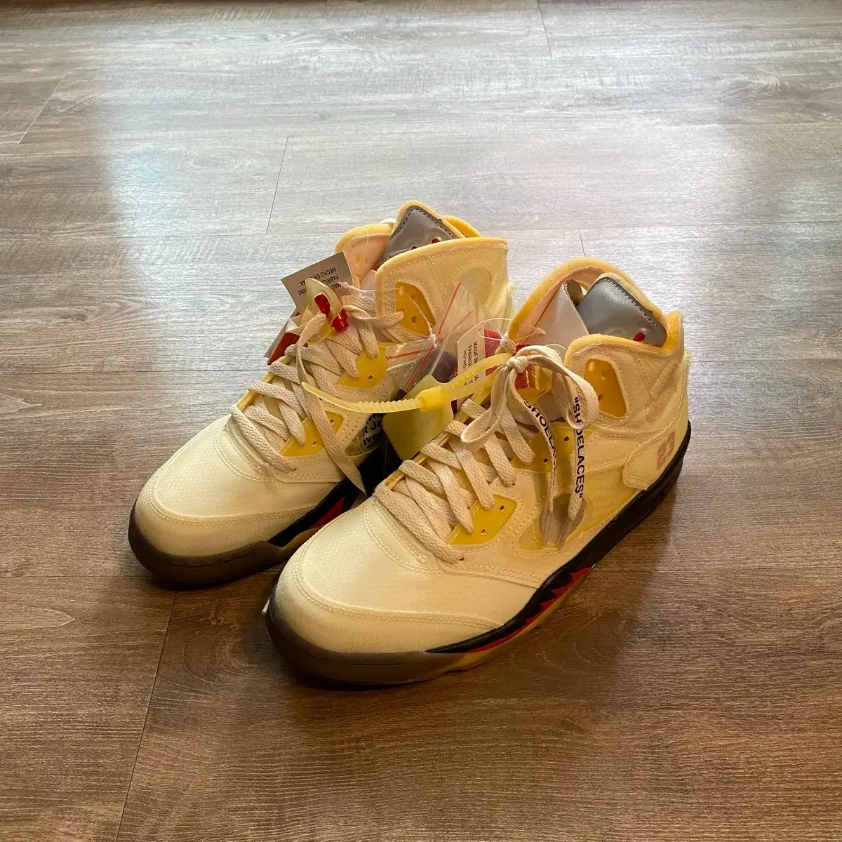 Fire Red Off White Jordan V JORDAN 조던 [275] Nike X Off-white