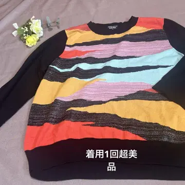 Sonia Rykiel 라메 믹스 컬러풀 컬렉션 스웨터 46