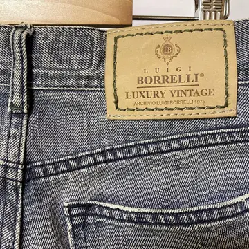 LUIGI BORRELLI 럭셔리 빈티지 스트레이트 데님