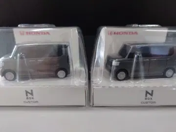 HONDA N-BOX CUSTOM 블랙 미니카 2대 세트