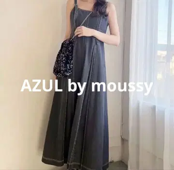 AZUL by moussy 집업 데님 원피스