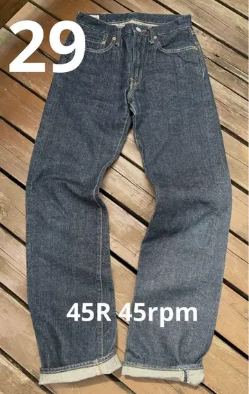 포티파이브알피엠 45R 45rpm 데님 청바지 29