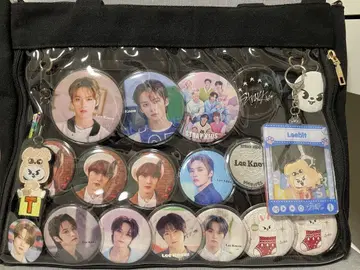 stray kids 리노 leeknow 이타백 캔뱃지 덕질 토트백